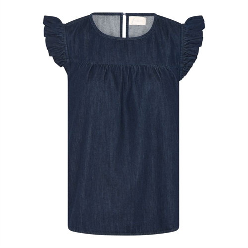 FRAU STOCKHILM DENIM SL TOP ONE SIZE MÖRKBLÅ